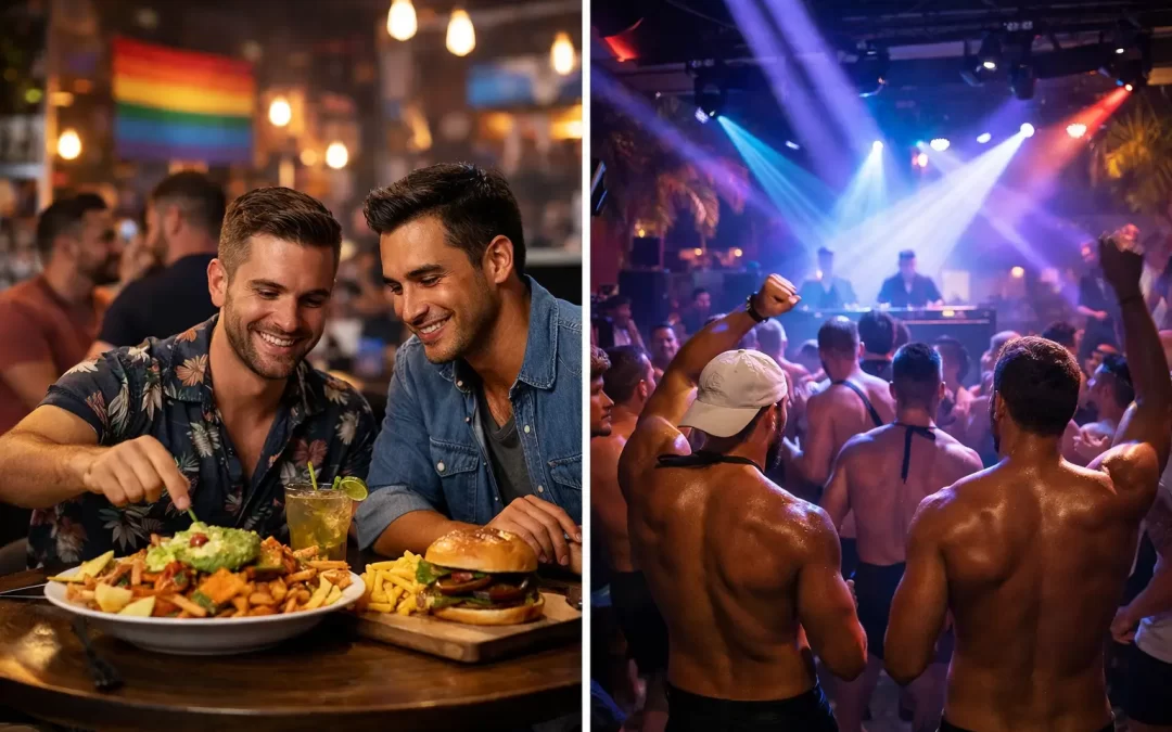 Gay Bar With Food vs Club Puerto Vallarta